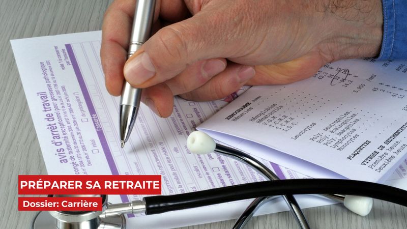 arrête de travail et retraite