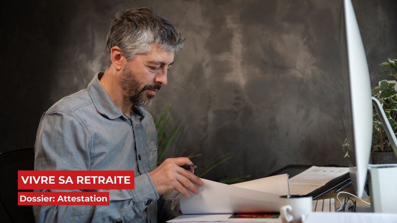 attestation de retraite