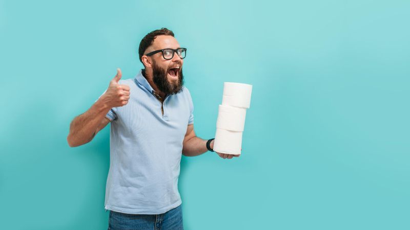 constipation transit rouleaux papier toilette wc