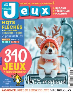 Couverture du magazine Notre temps jeux