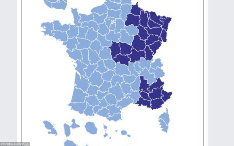 Couvre-feu avancé: quels sont les 25 départements concernés?