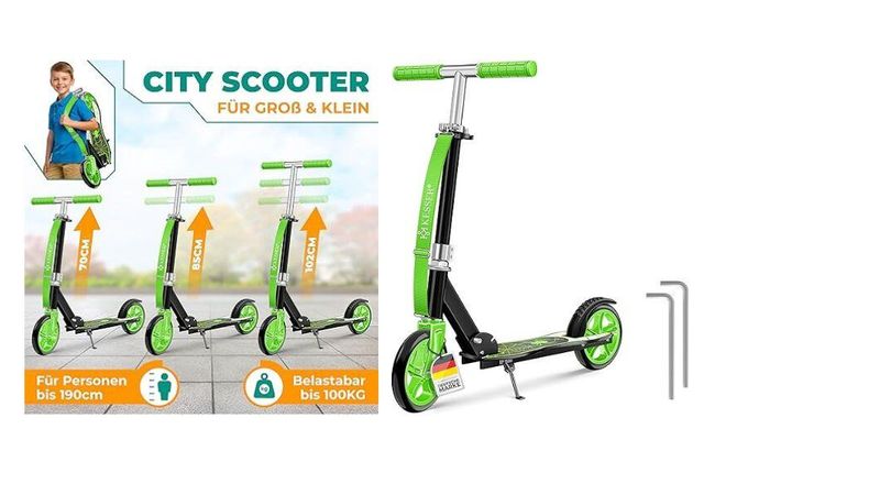 Idéal pour les trajets école : cette trottinette Kesser à -21%