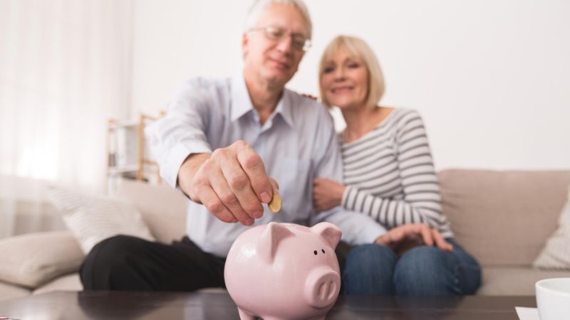Illustration d'épargne de seniors