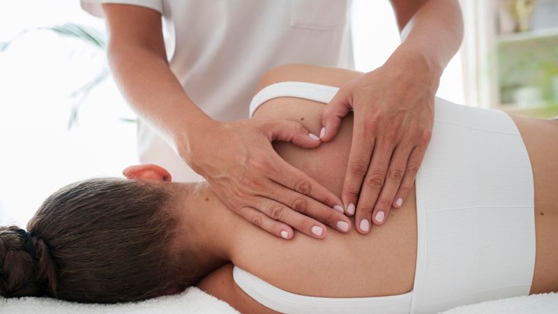 Illustration d'une séance de microkinésithérapie