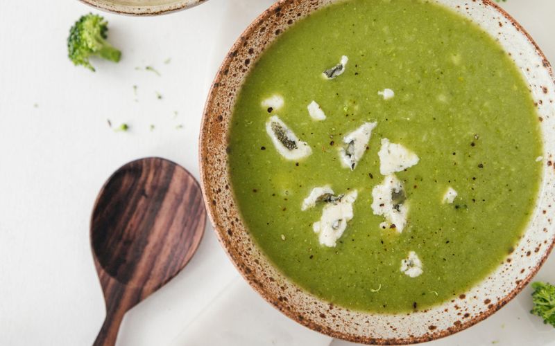 Velouté de brocoli au roquefort
